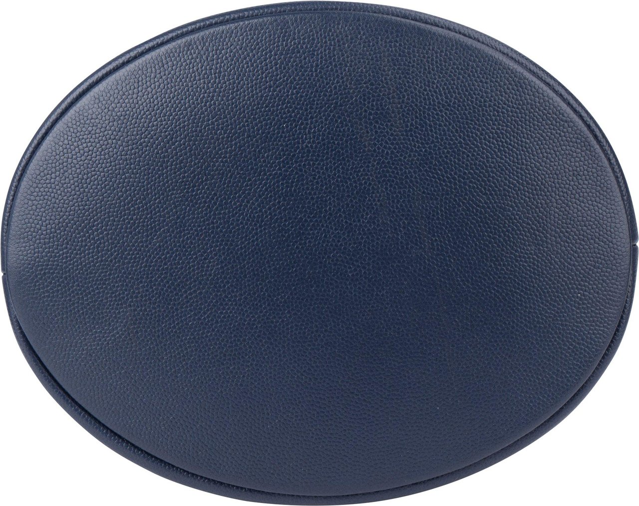 Chanel Chanel Bleu Caviar Leather Deauville Bucket Crossbody Bag Blauw