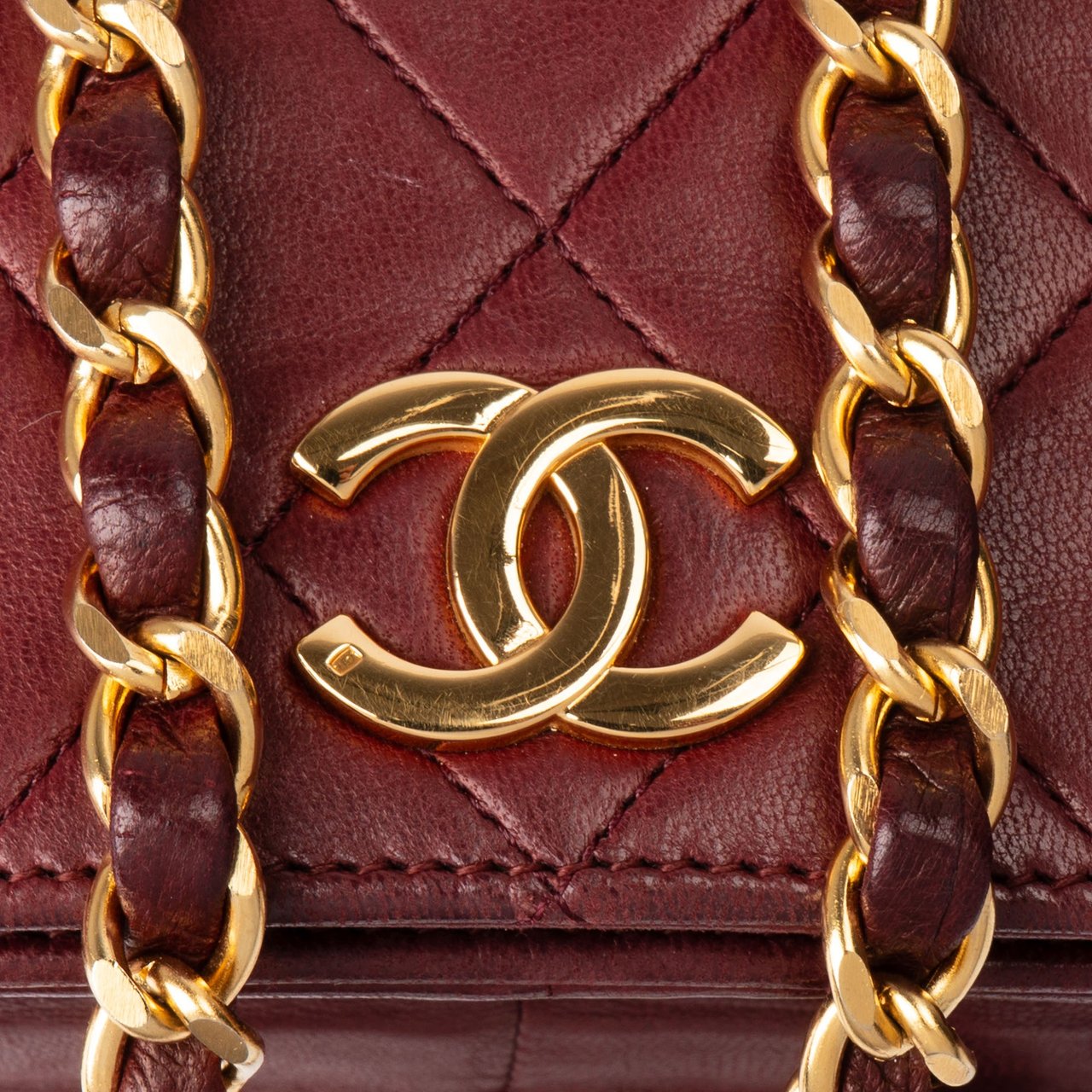 Chanel Chanel Quilted Lambskin 24K Gold Single Flap Shoulder Bag Divers