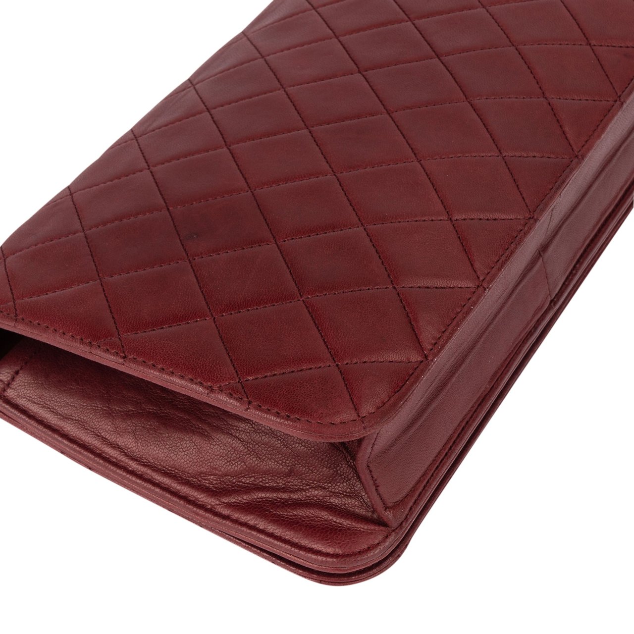 Chanel Chanel Quilted Lambskin 24K Gold Single Flap Shoulder Bag Divers