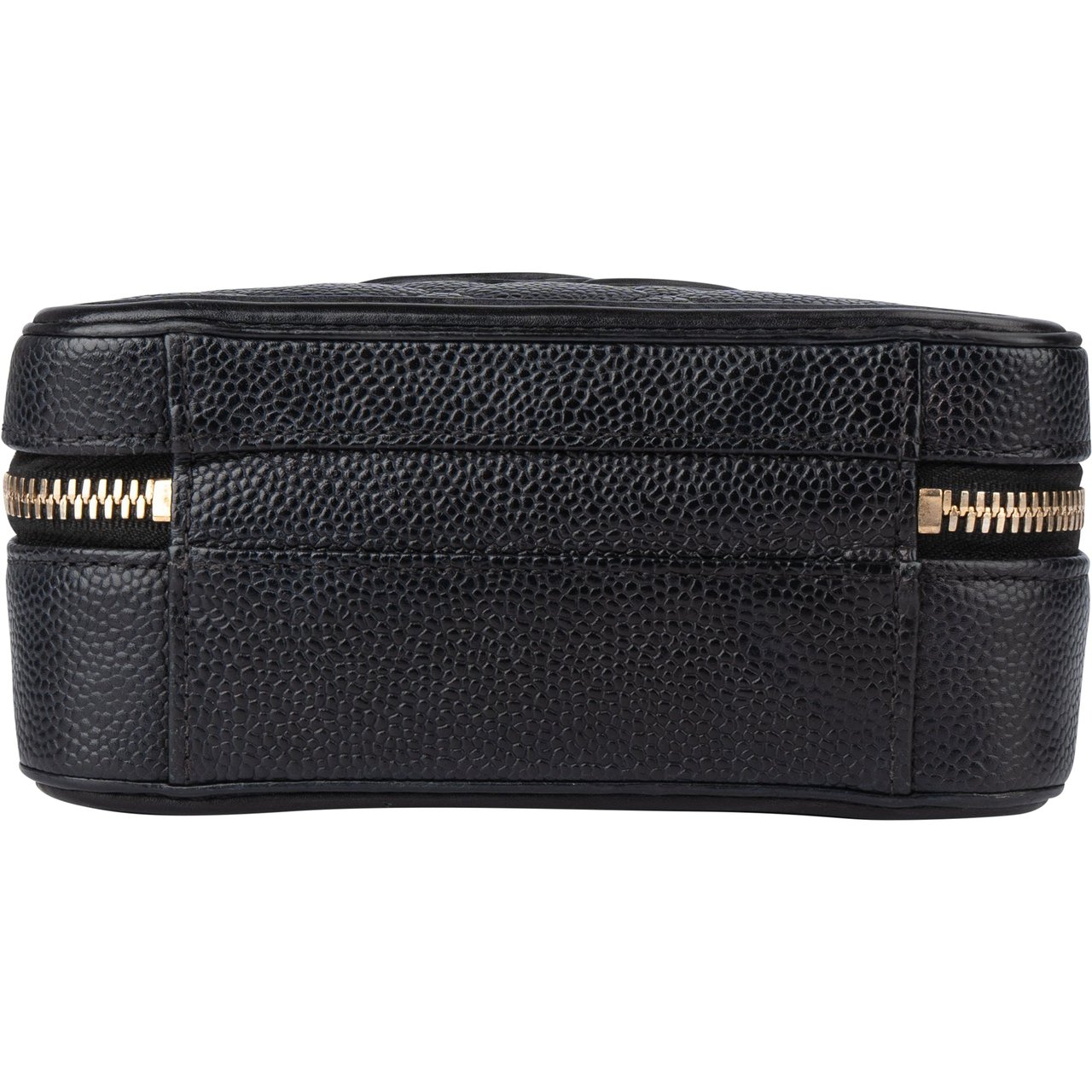 Chanel Chanel Caviar Leather CC Filigree Handbag Zwart