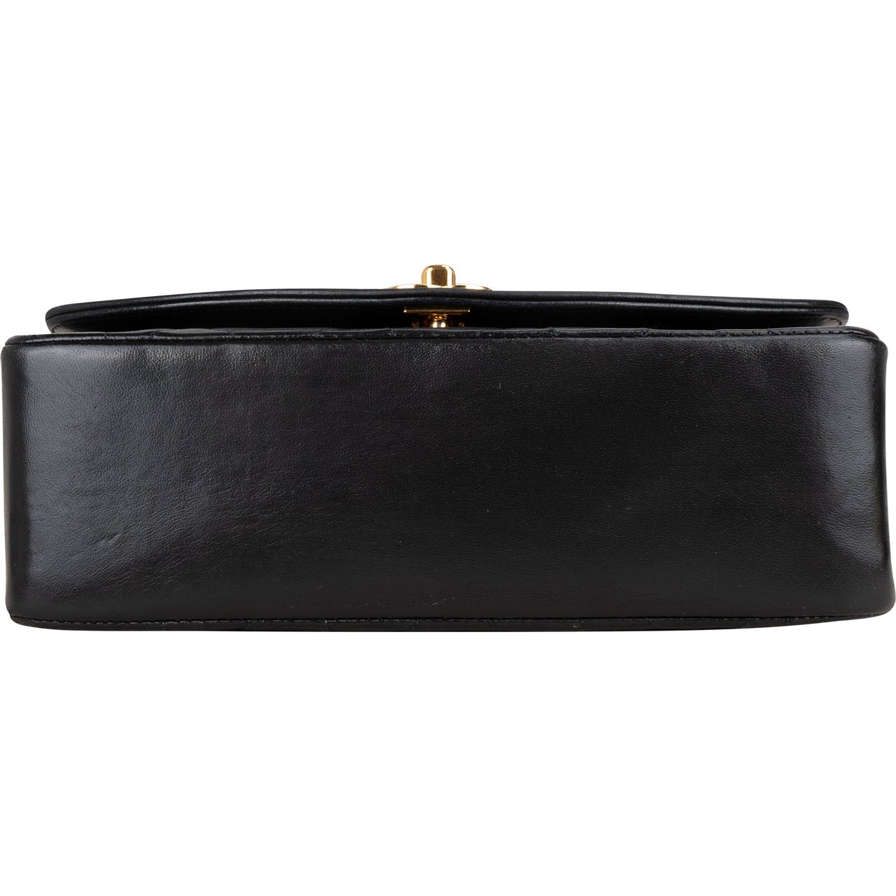 Chanel Chanel Quilted Lambskin 24K Gold Diana Small Single Flap Crossbody Bag Zwart