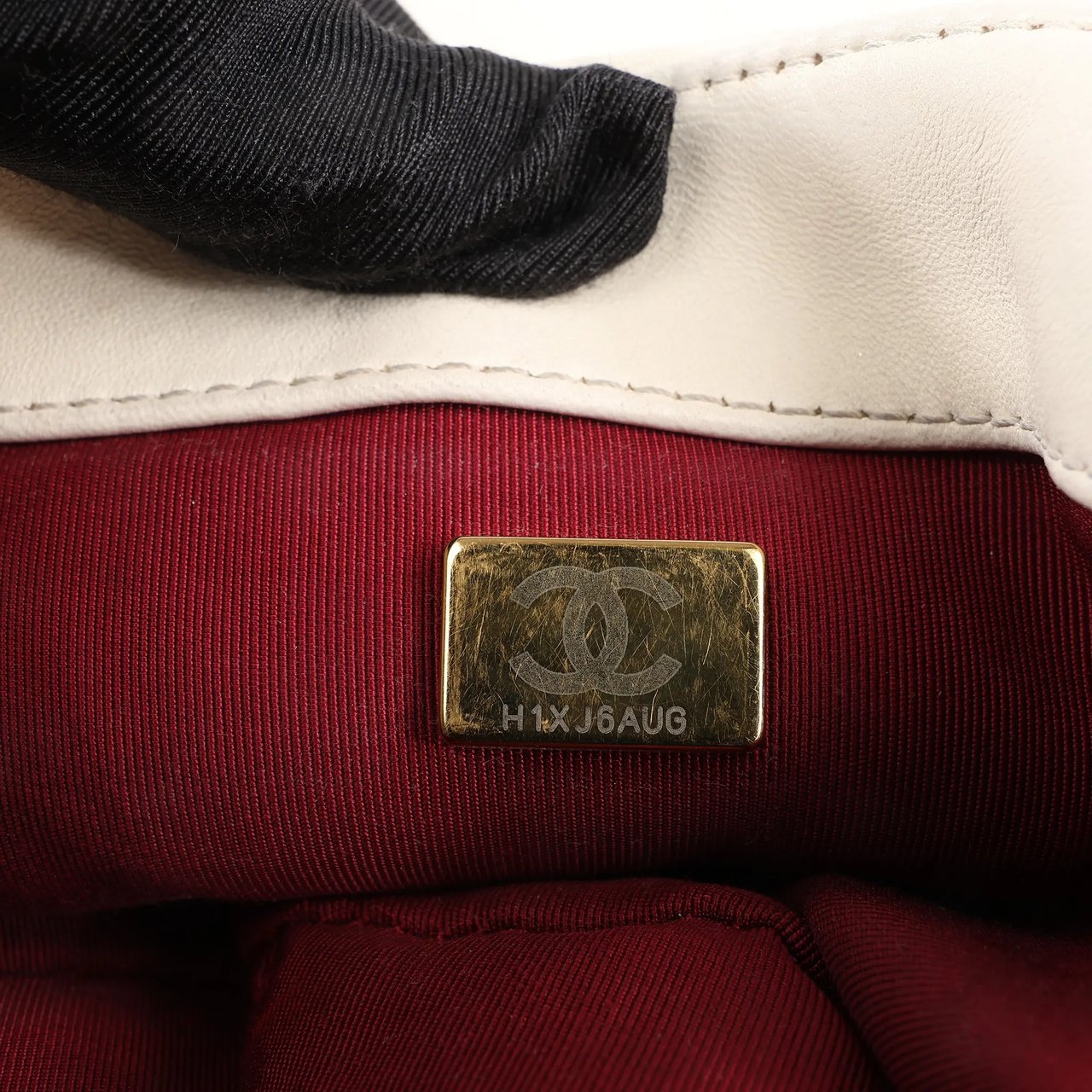 Chanel Chanel Chanel 19 Leather Quilted Chain 2Way Handbag in Ecru Beige