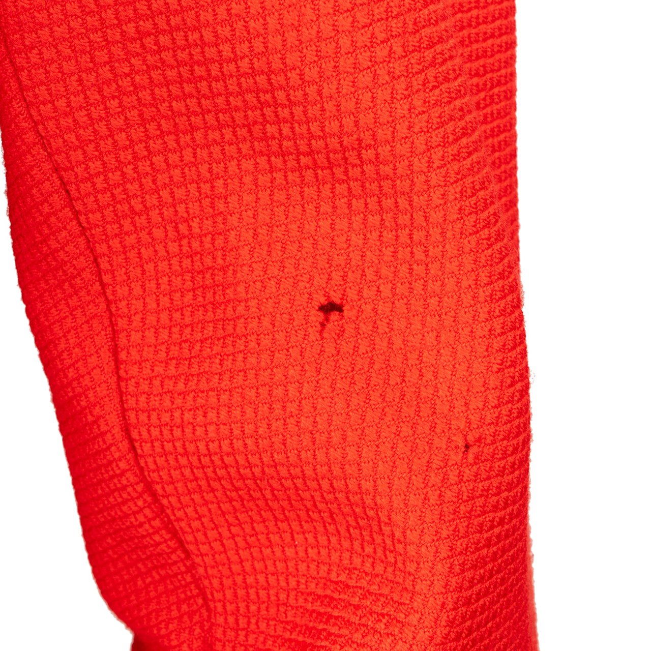 Chanel Chanel Rouge Cotton Gold Tone Button Jacket (DE32 / FR34) Rood