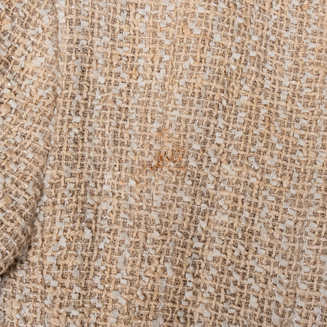 Chanel Chanel Tweed Pearl Jacket Set (DE34 /FR36) Beige