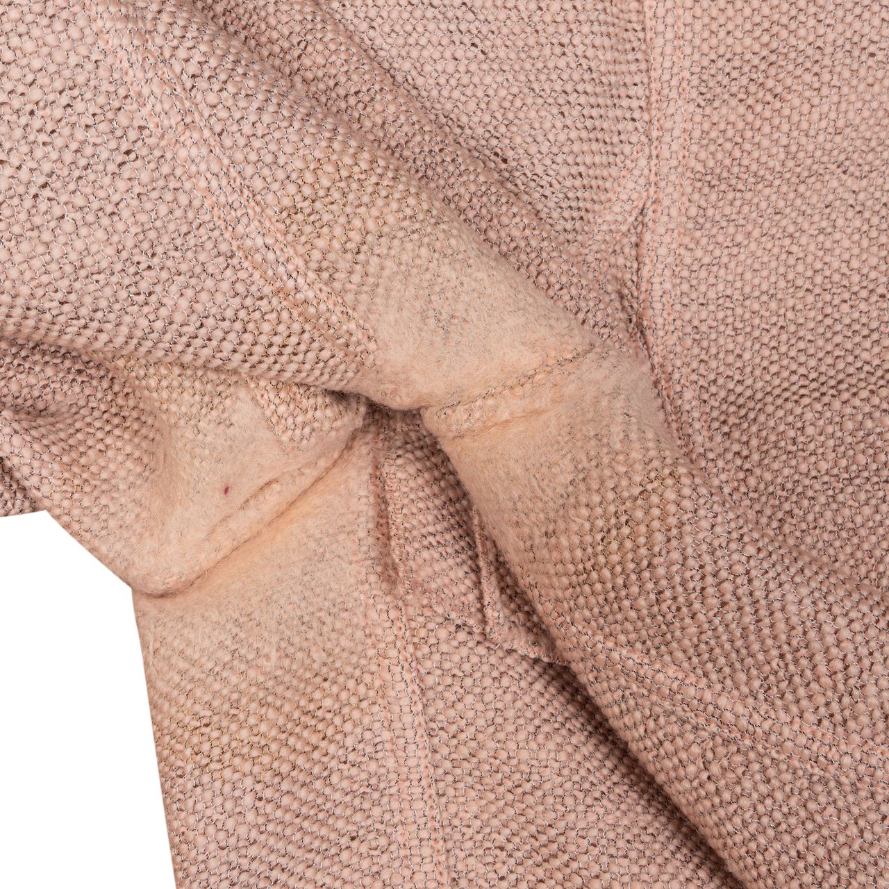 Chanel Chanel Rose Wool Office Jacket Set (DE36 / FR38) Rood