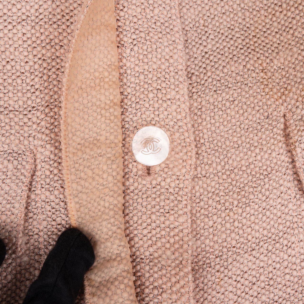 Chanel Chanel Rose Wool Office Jacket Set (DE36 / FR38) Rood