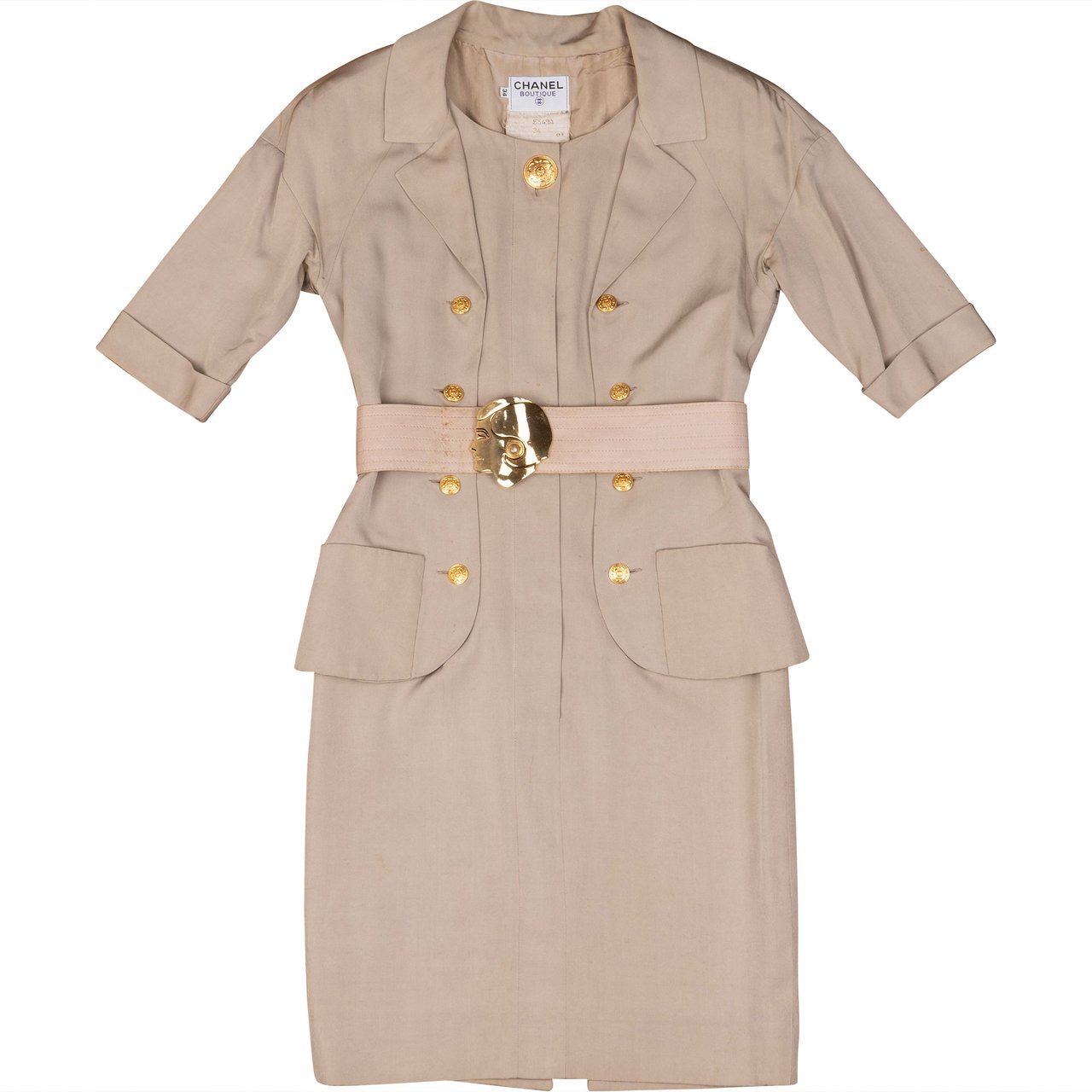 Chanel Chic Summer Coco Dress (DE32 / FR34) Grijs