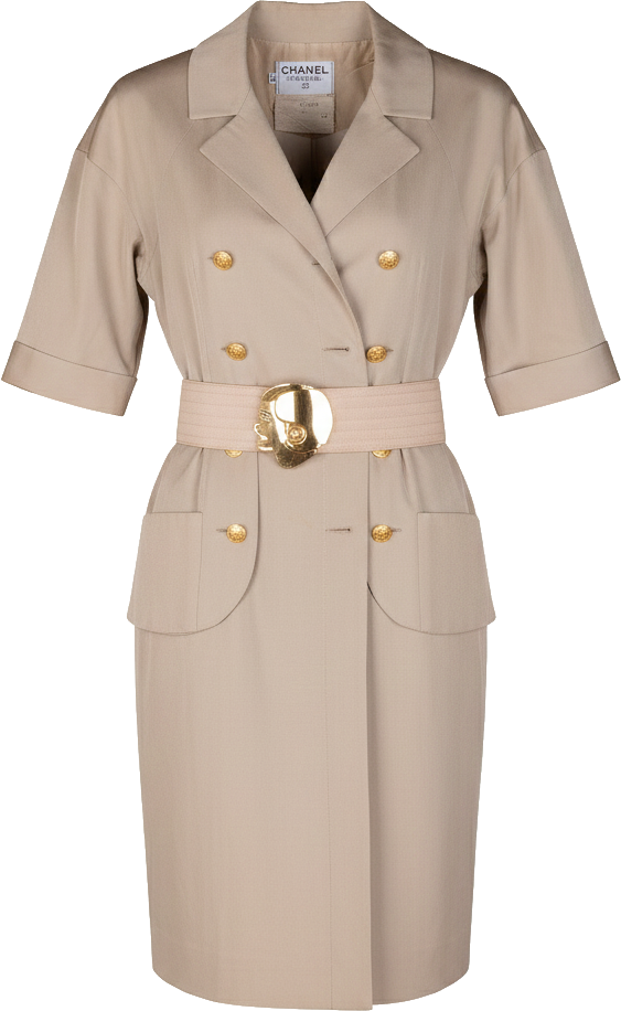 Chanel Chanel Chic Summer Coco Dress (DE32 / FR34) Donkergrijs