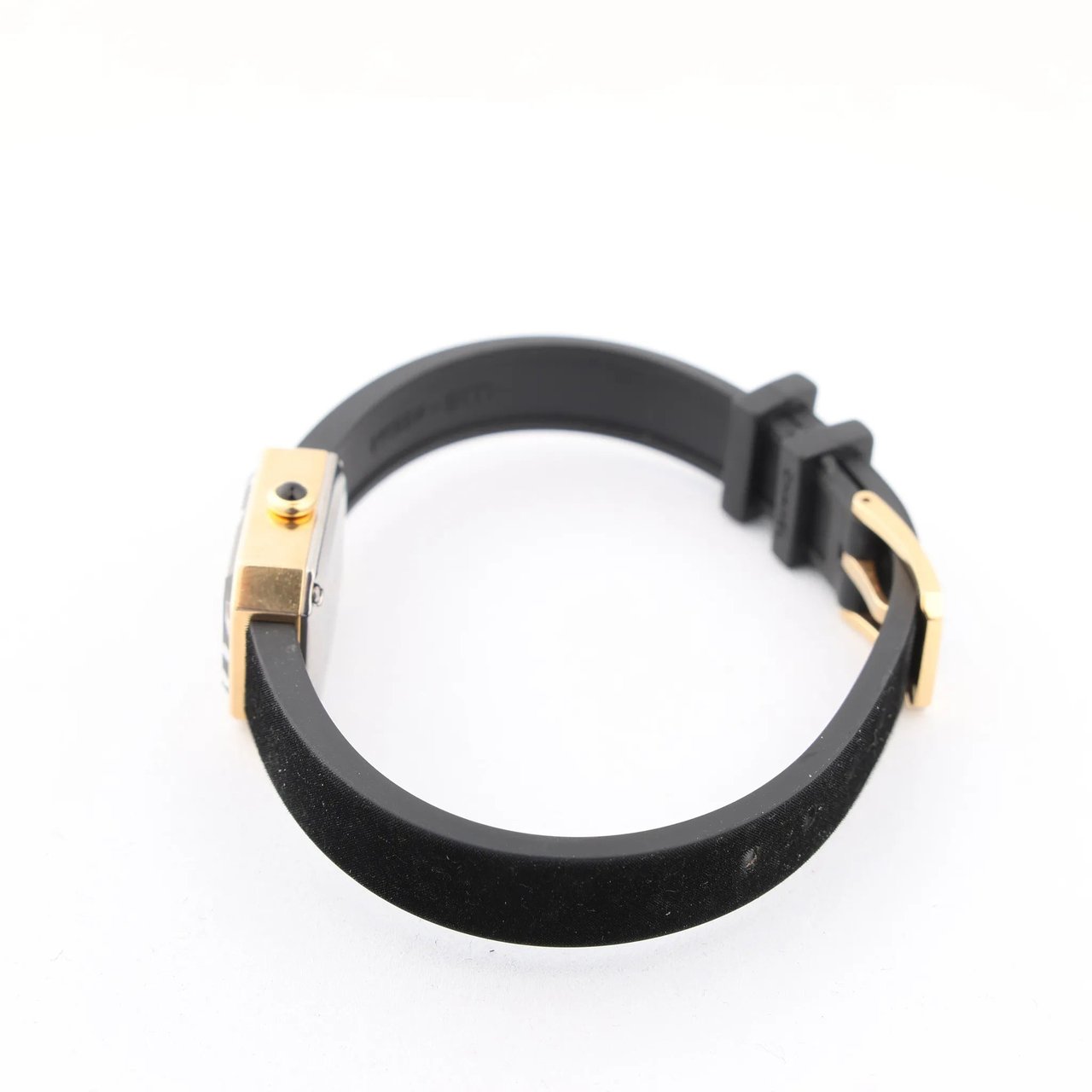 Chanel Chanel Premiere H6125 TI 750(YG) Rubber AT Black Dial Watch Zwart