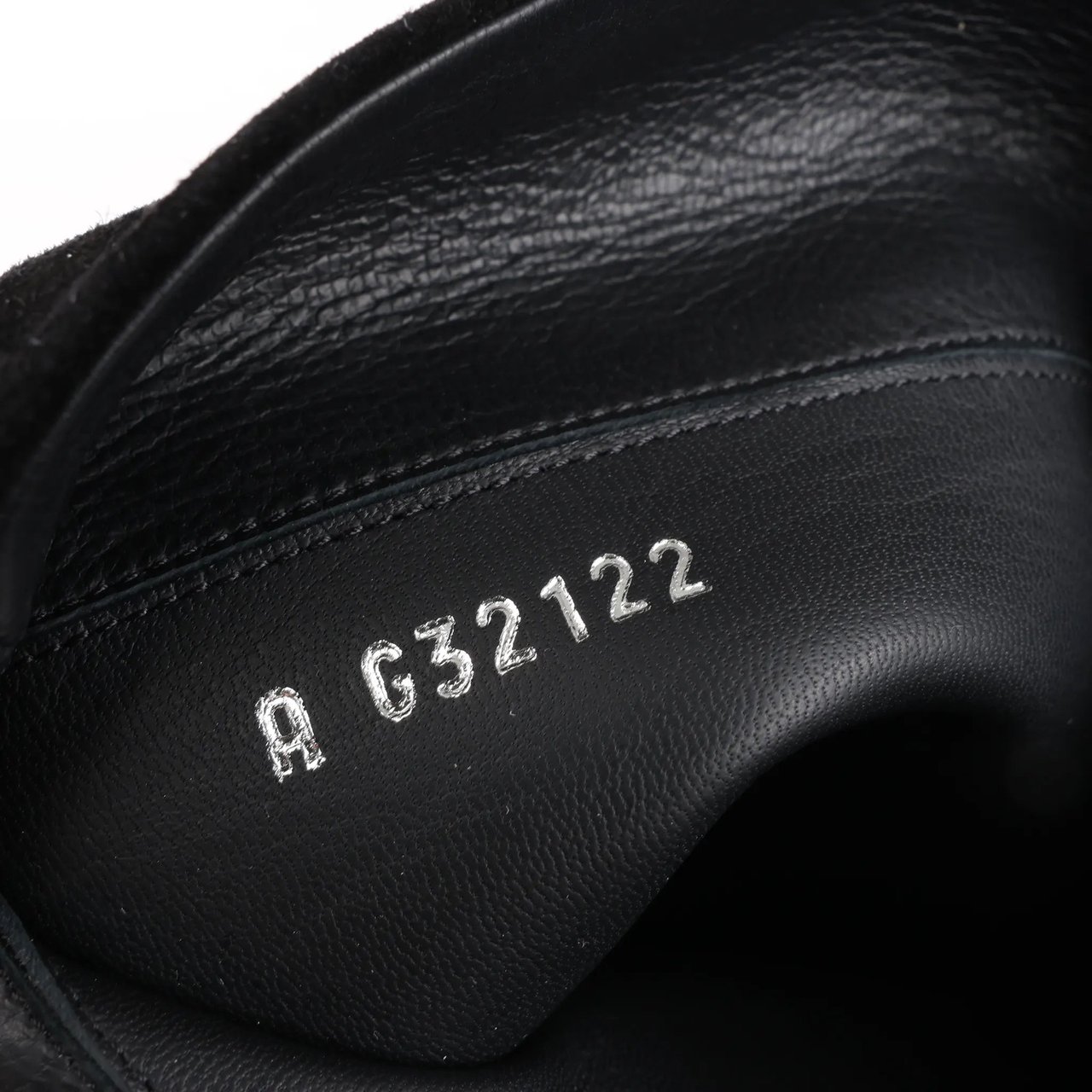 Chanel Chanel Coco Mark 16B Suede Long Boots in Black G32122, Size 39 EU Zwart