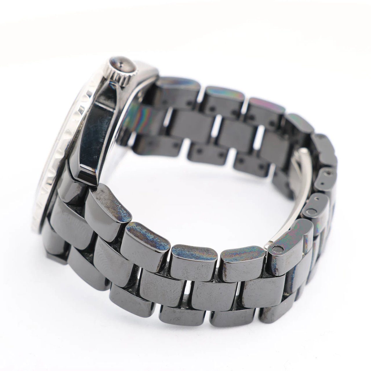 Chanel Chanel J12 H0685 CE×SS AT Watch with Black Dial Zwart