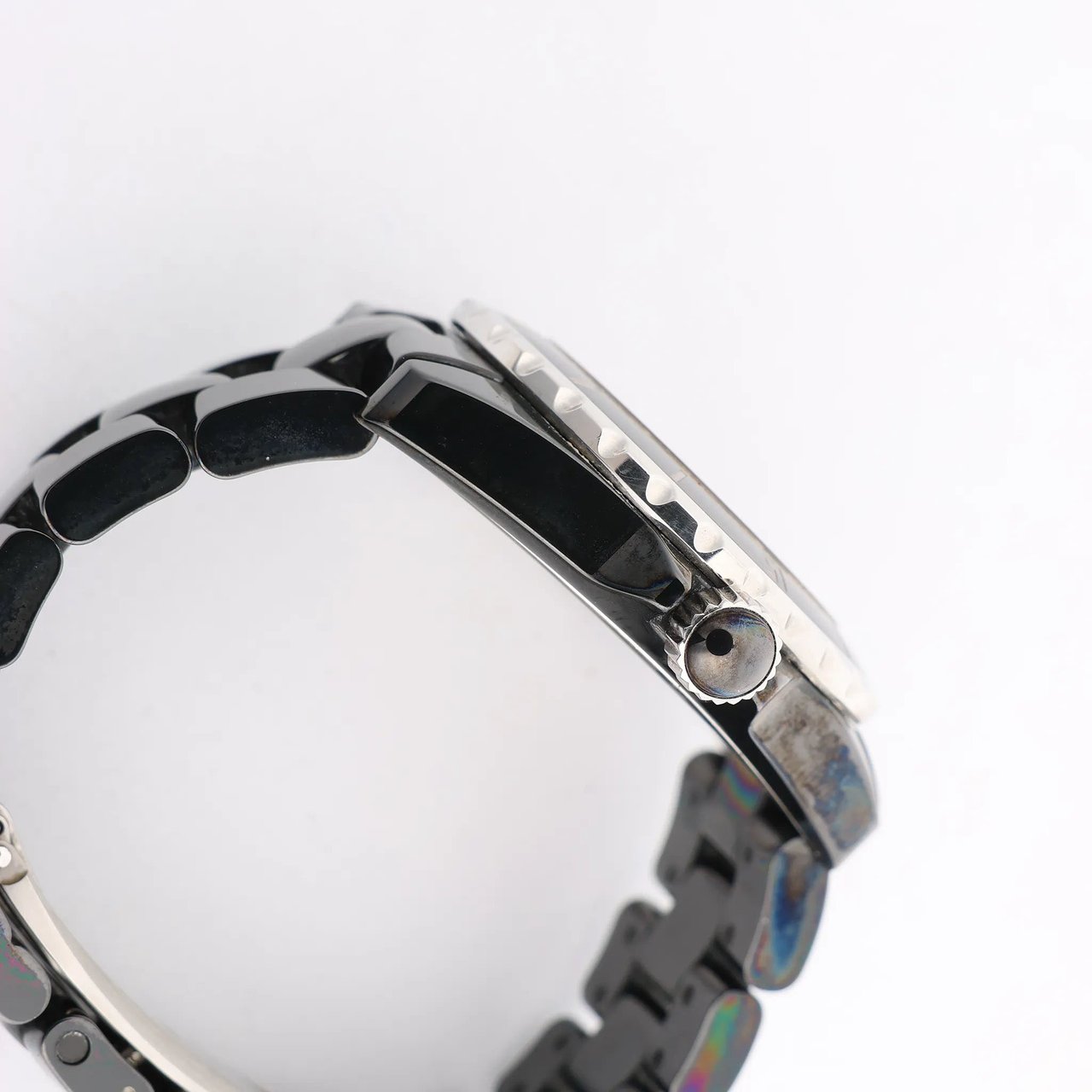 Chanel Chanel J12 H0685 CE×SS AT Watch with Black Dial Zwart