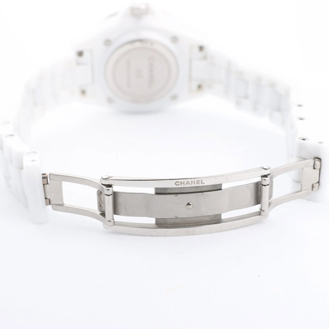 Chanel Chanel J12 Phantom H6345 LBH10560 CE×SS QZ White Dial Watch Divers