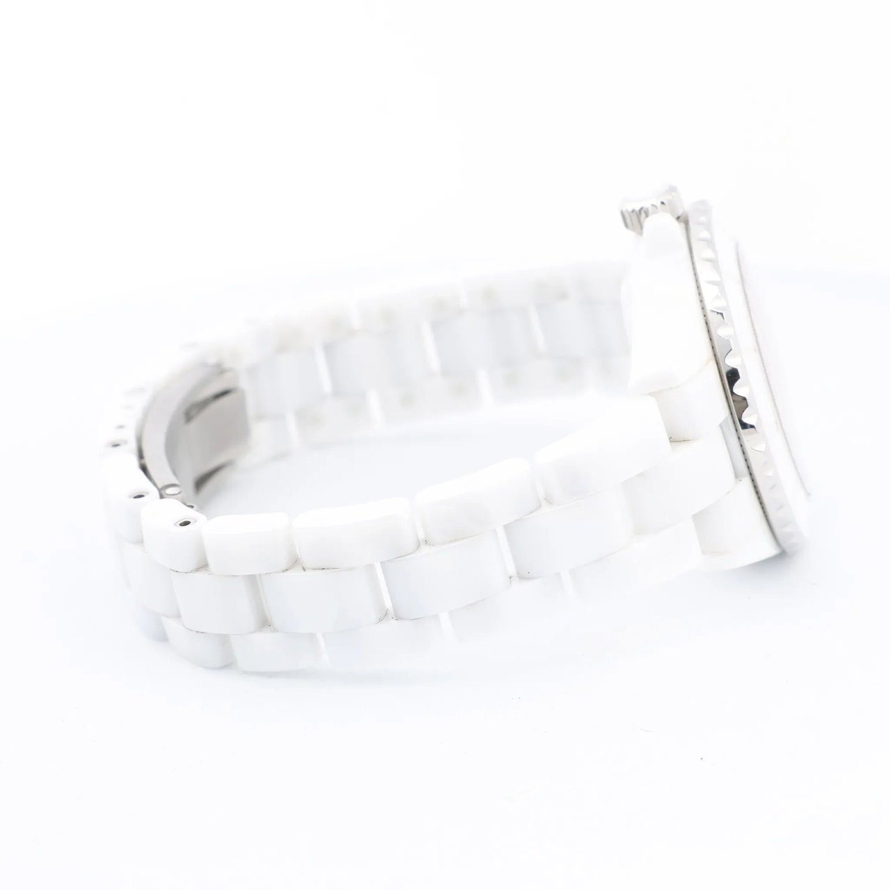 Chanel Chanel J12 Phantom H6345 LBH10560 CE×SS QZ White Dial Watch Divers