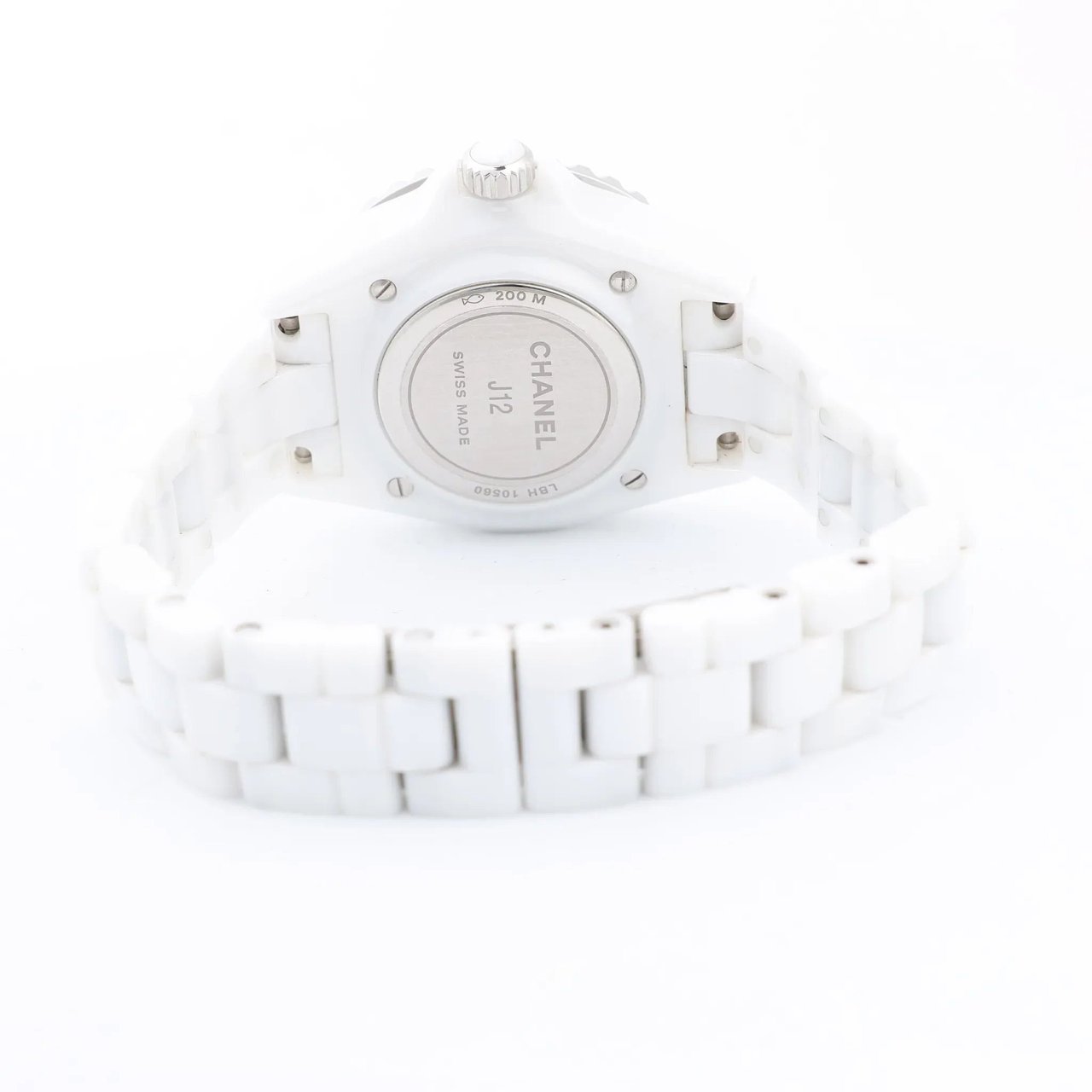 Chanel Chanel J12 Phantom H6345 LBH10560 CE×SS QZ White Dial Watch Divers
