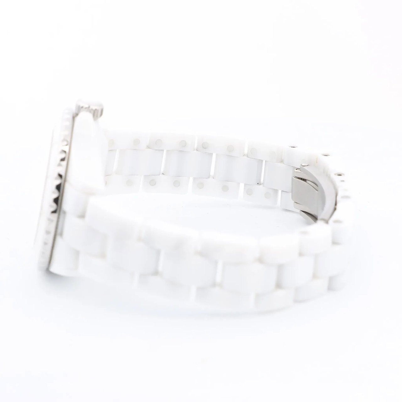 Chanel Chanel J12 Phantom H6345 LBH10560 CE×SS QZ White Dial Watch Divers