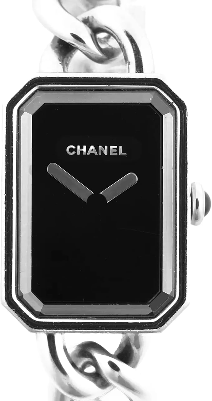 Chanel Chanel Premiere H3248 NQG70395 SS QZ Watch with Black Dial Zwart