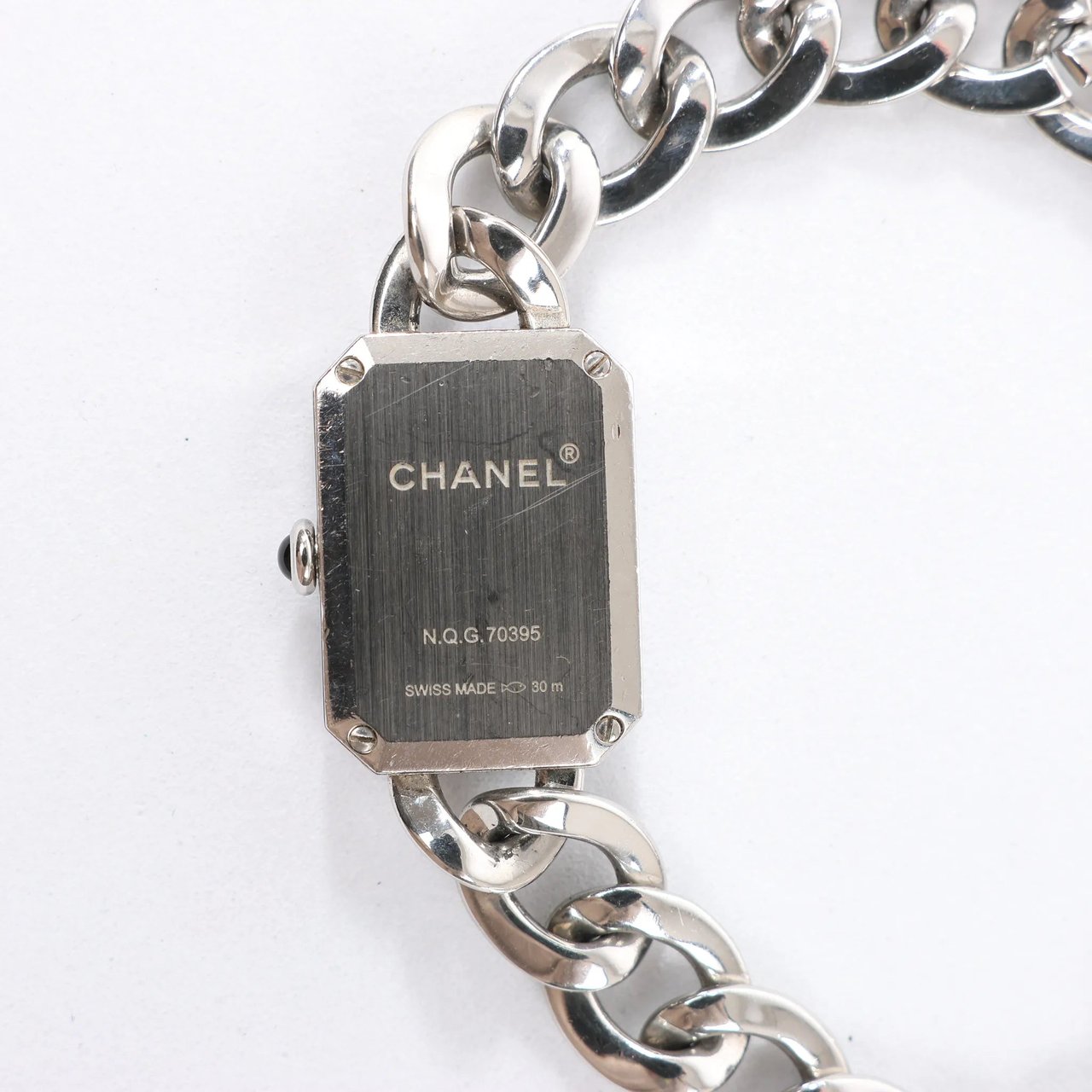 Chanel Chanel Premiere H3248 NQG70395 SS QZ Watch with Black Dial Zwart