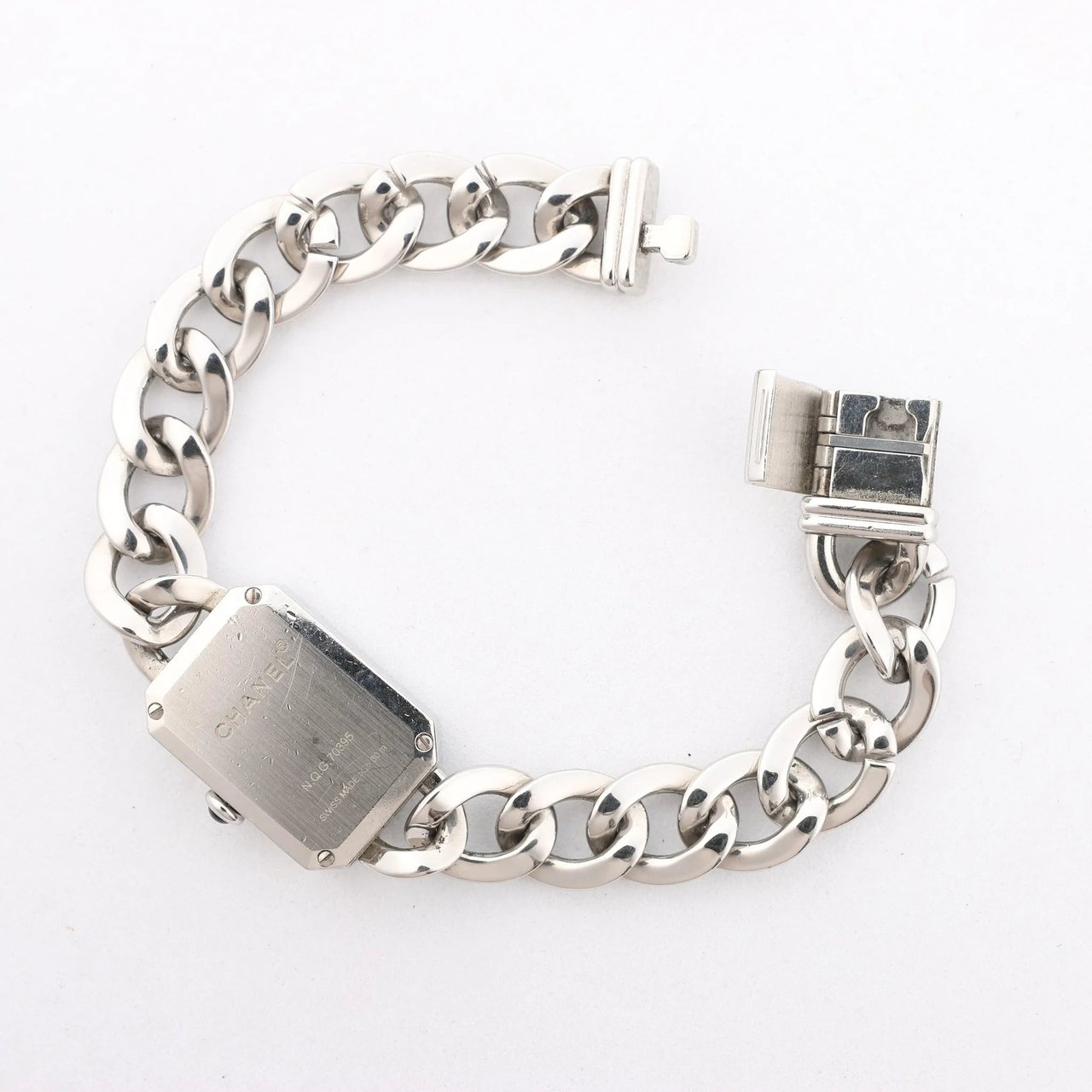 Chanel Chanel Premiere H3248 NQG70395 SS QZ Watch with Black Dial Zwart