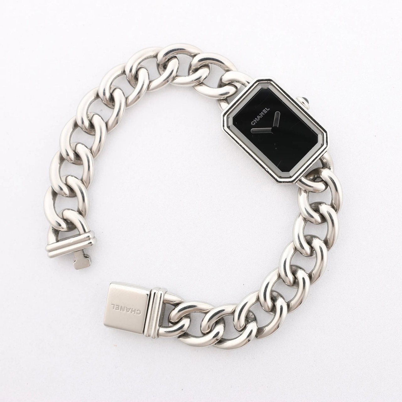 Chanel Chanel Premiere H3248 NQG70395 SS QZ Watch with Black Dial Zwart