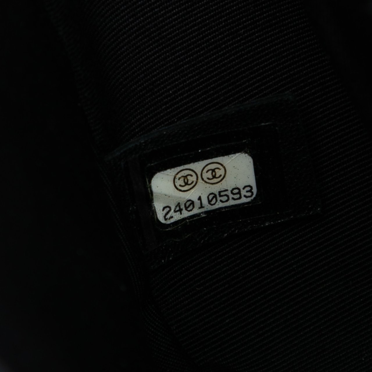 Chanel Small Chevron Calfskin Stud Wars Flap Zwart