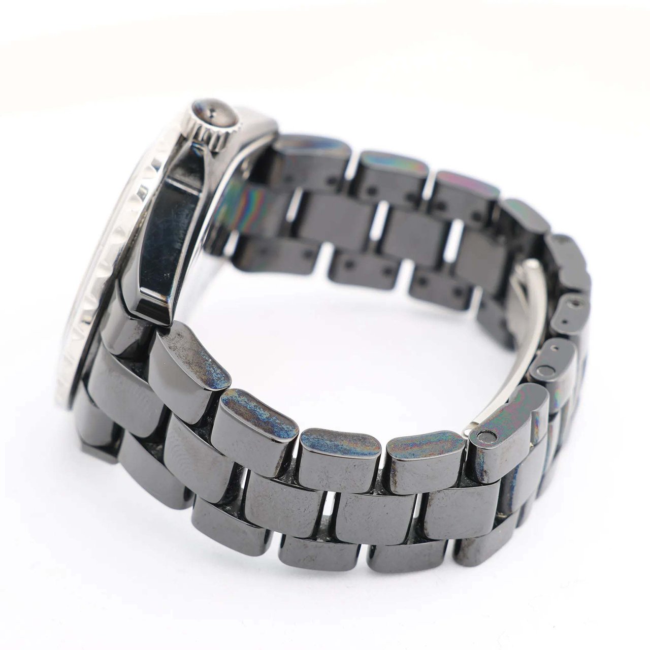 Chanel Chanel J12 H0685 CE×SS AT Watch with Black Dial Zwart