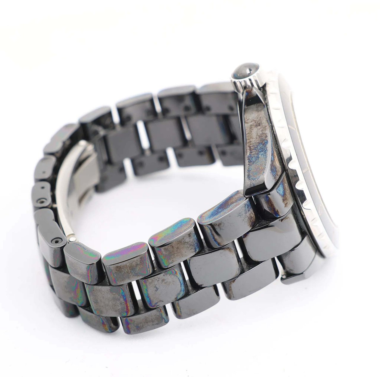 Chanel Chanel J12 H0685 CE×SS AT Watch with Black Dial Zwart