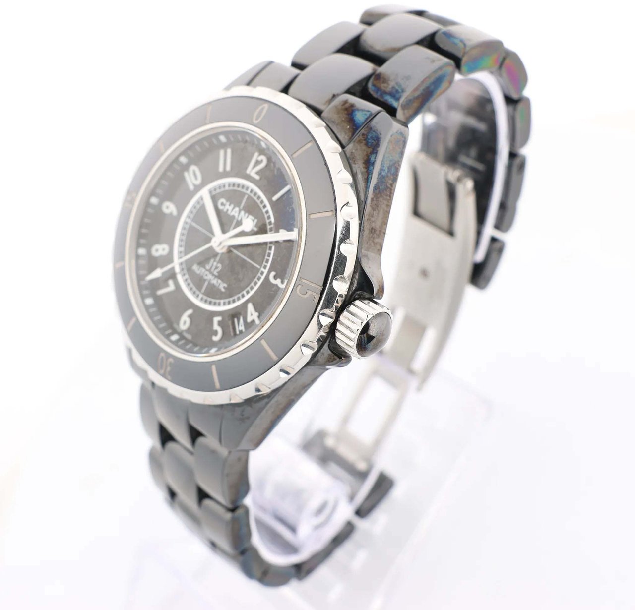 Chanel Chanel J12 H0685 CE×SS AT Watch with Black Dial Zwart