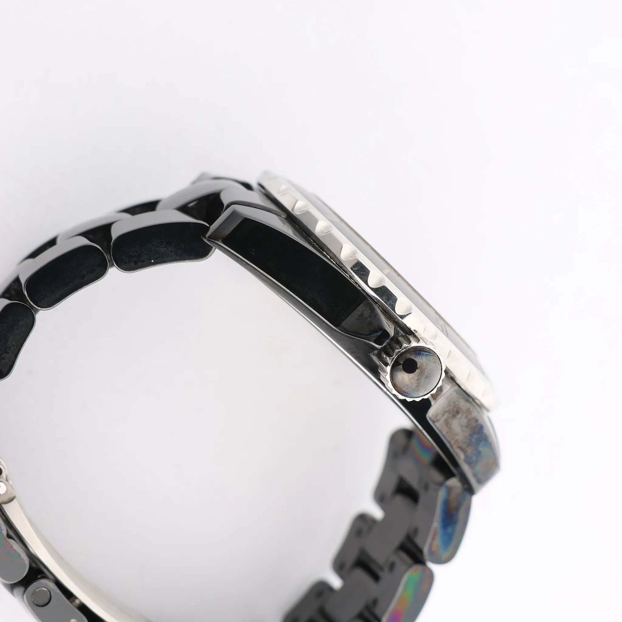 Chanel Chanel J12 H0685 CE×SS AT Watch with Black Dial Zwart