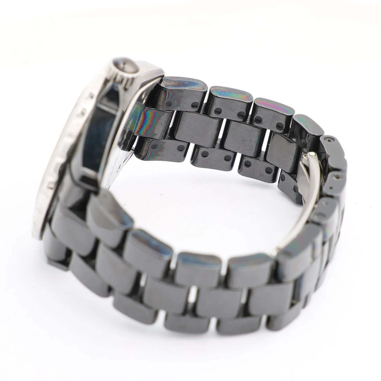 Chanel Chanel J12 H0685 CE×SS AT Watch with Black Dial Zwart