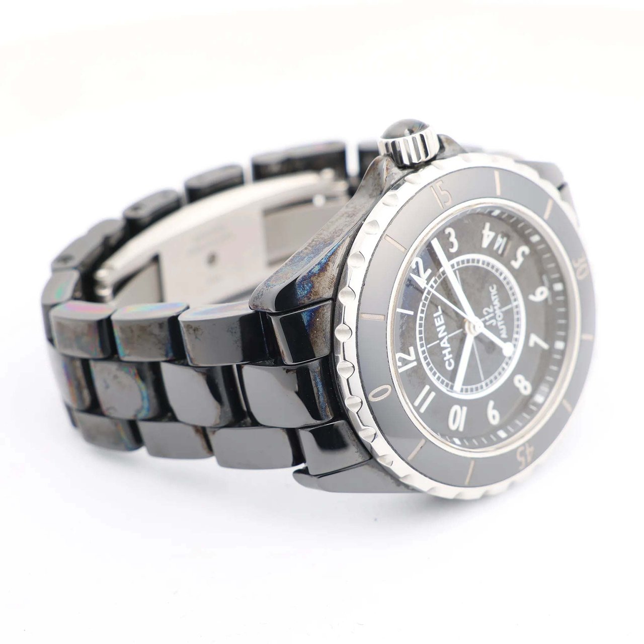 Chanel Chanel J12 H0685 CE×SS AT Watch with Black Dial Zwart