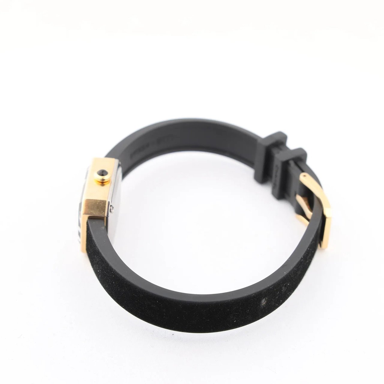 Chanel Chanel Premiere H6125 TI 750(YG) Rubber AT Black Dial Watch Zwart