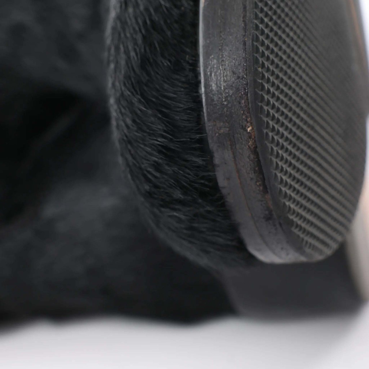 Chanel Chanel Coco Mark Cowhide Ankle Boots in Black G30120, Size 39C EU Zwart