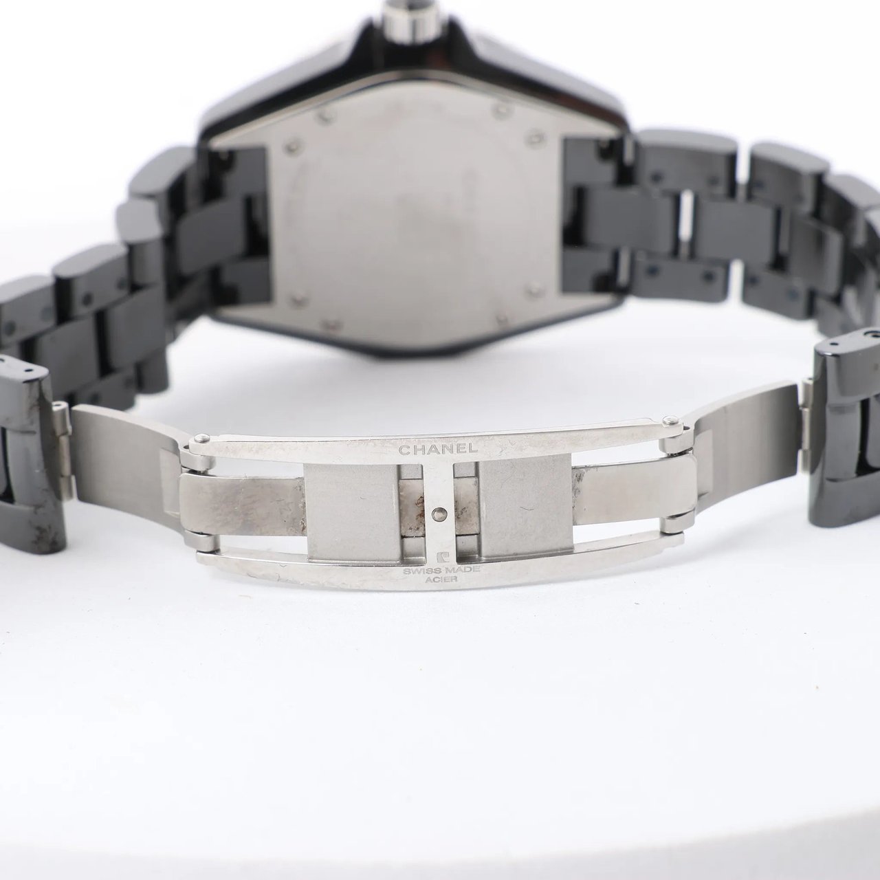 Chanel J12 H1635 I.G.21132 CE×SS AT Watch with Black Dial Zwart