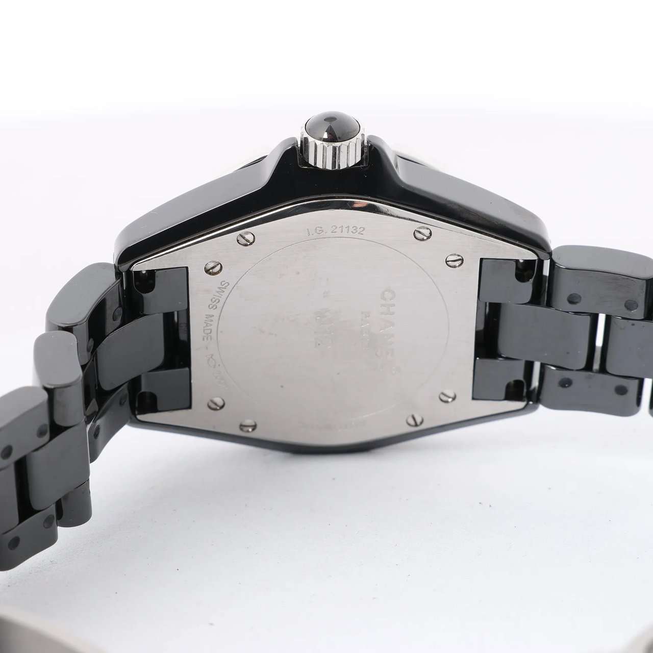 Chanel J12 H1635 I.G.21132 CE×SS AT Watch with Black Dial Zwart