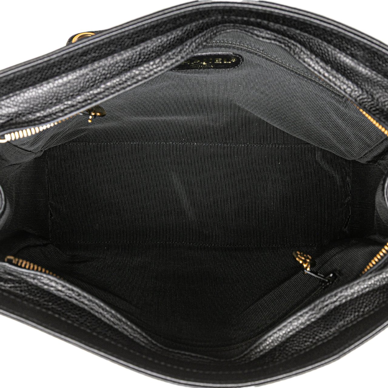 Chanel Triple CC Caviar Tote Zwart