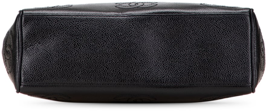 Chanel Triple CC Caviar Tote Zwart