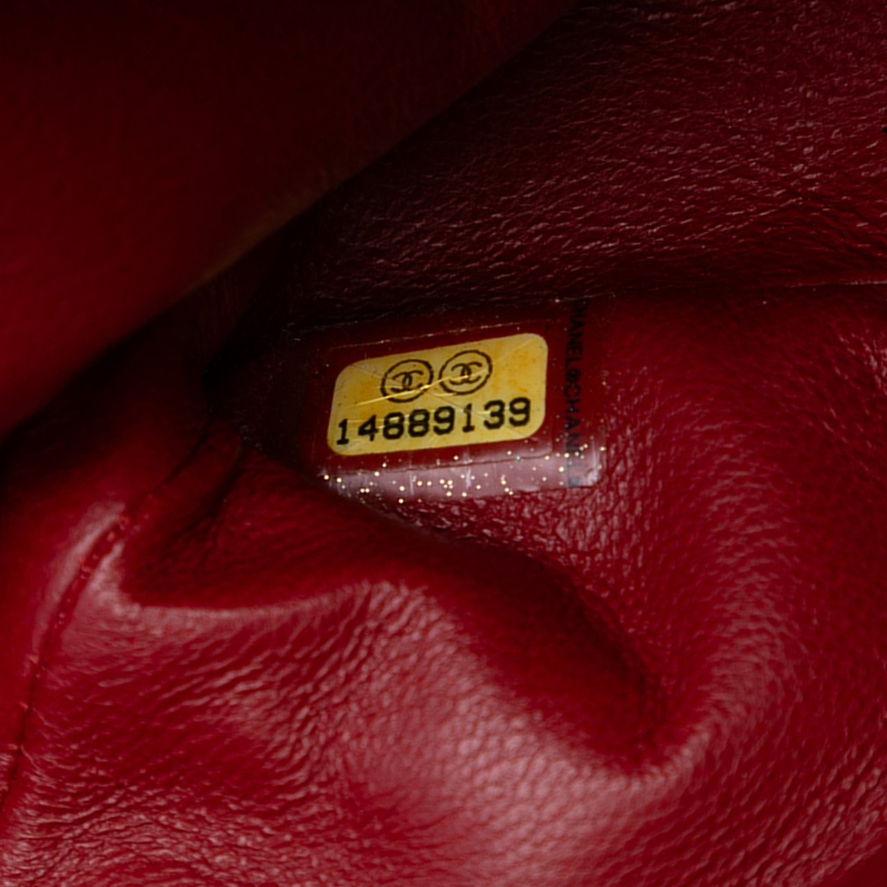 Chanel Classic Caviar East West Single Flap Rood