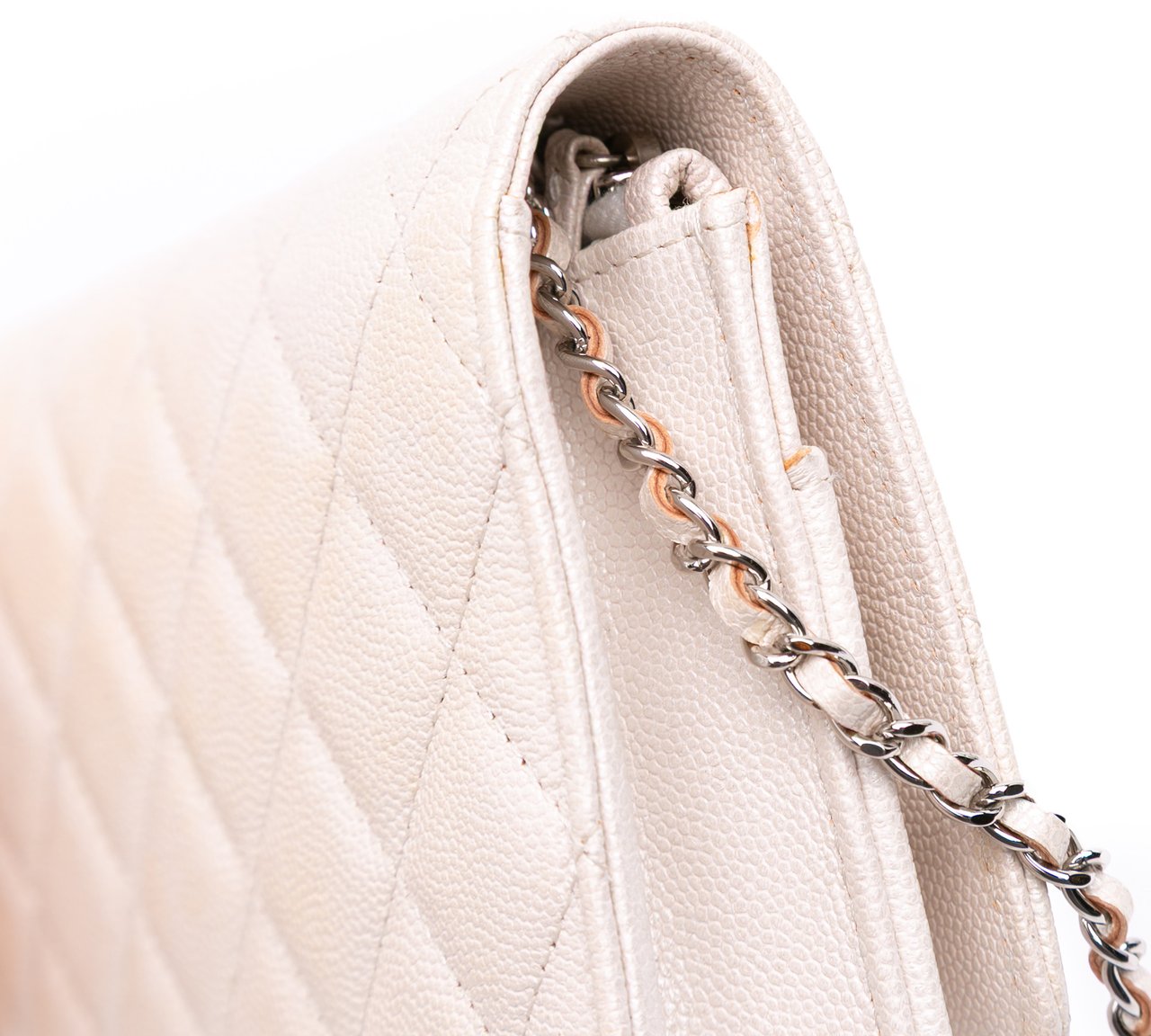 Chanel Quilted Caviar Golden Class Wallet On Chain Wit