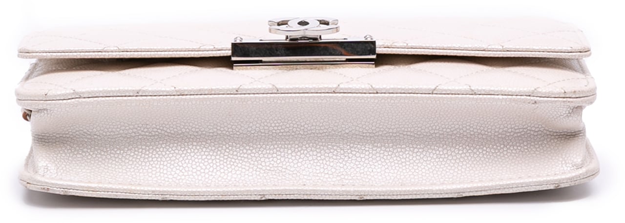 Chanel Quilted Caviar Golden Class Wallet On Chain Wit