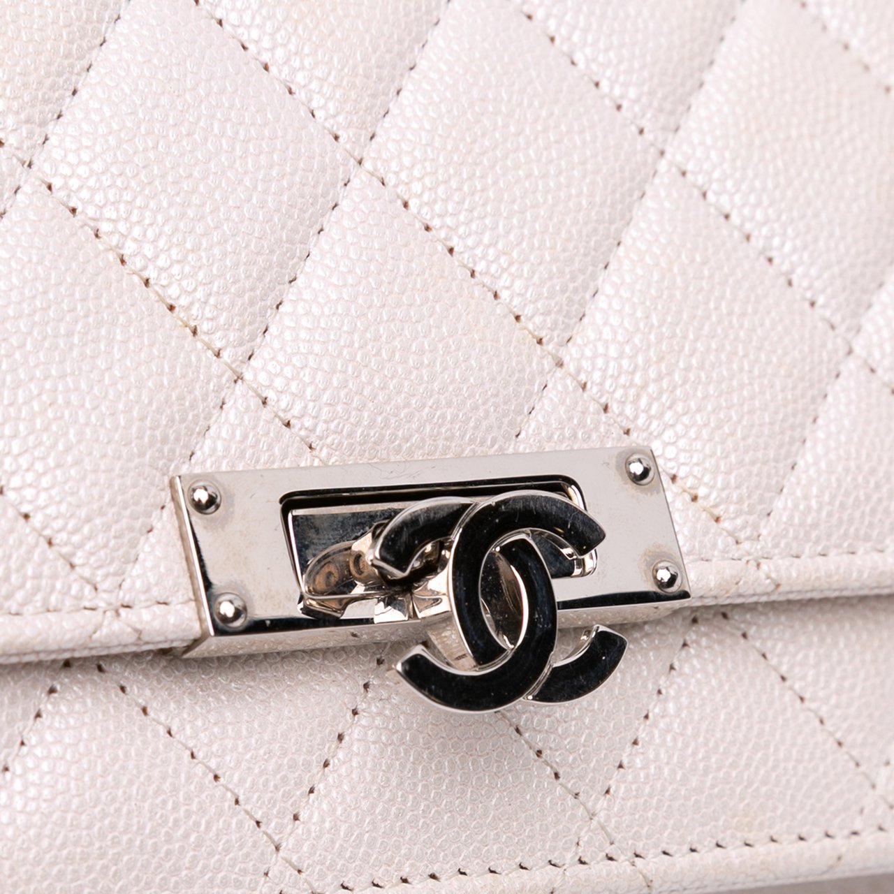 Chanel Quilted Caviar Golden Class Wallet On Chain Wit