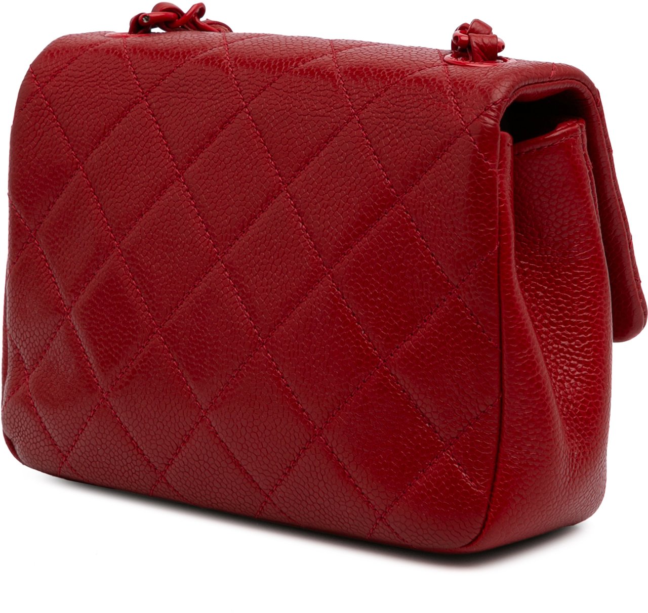 Chanel Mini Square Caviar Incognito Flap Rood