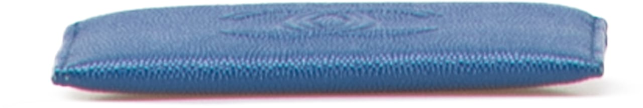 Chanel CC Caviar Card Holder Blauw