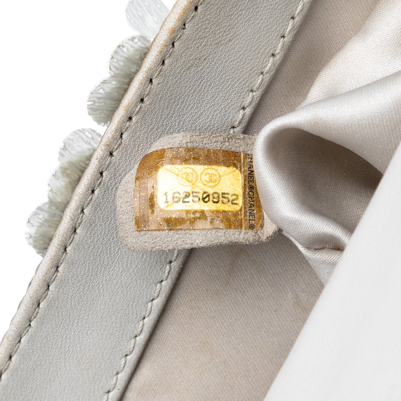 Chanel Small Paillettes Sequin Single Flap Zilver