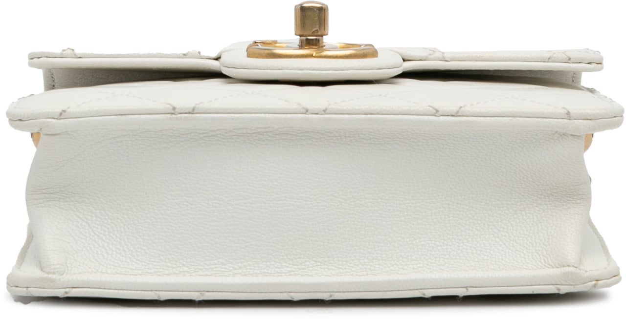 Chanel Small Lambskin Chic Pearls Flap Wit