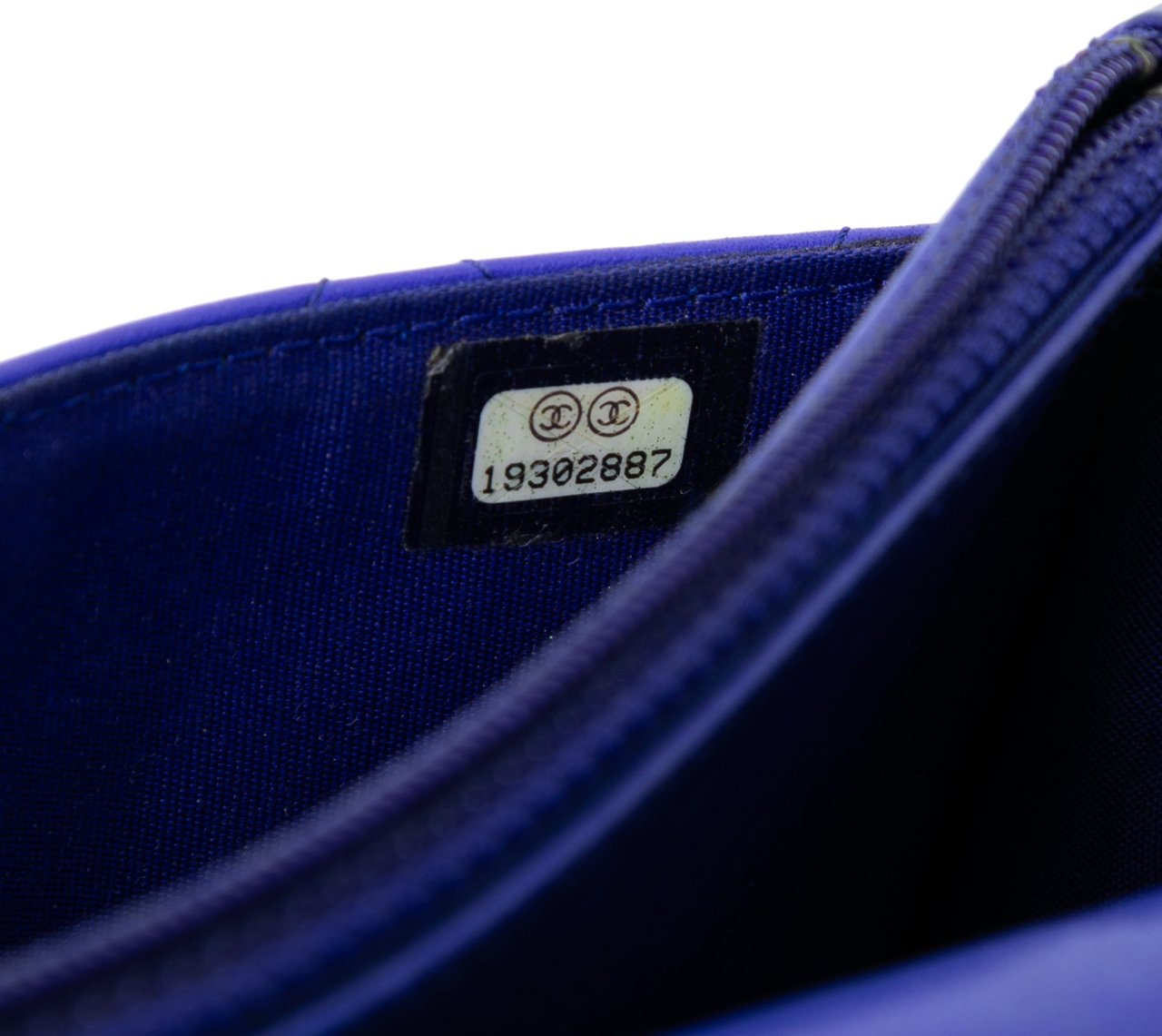 Chanel CC Quilted Calfskin Fancy Wallet On Chain Blauw