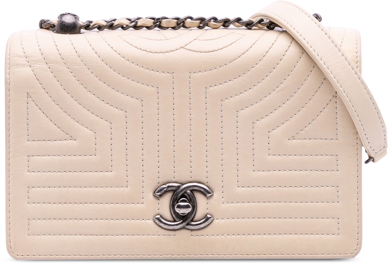Chanel Small Quilted Calfskin Korean Garden Flap Bruin