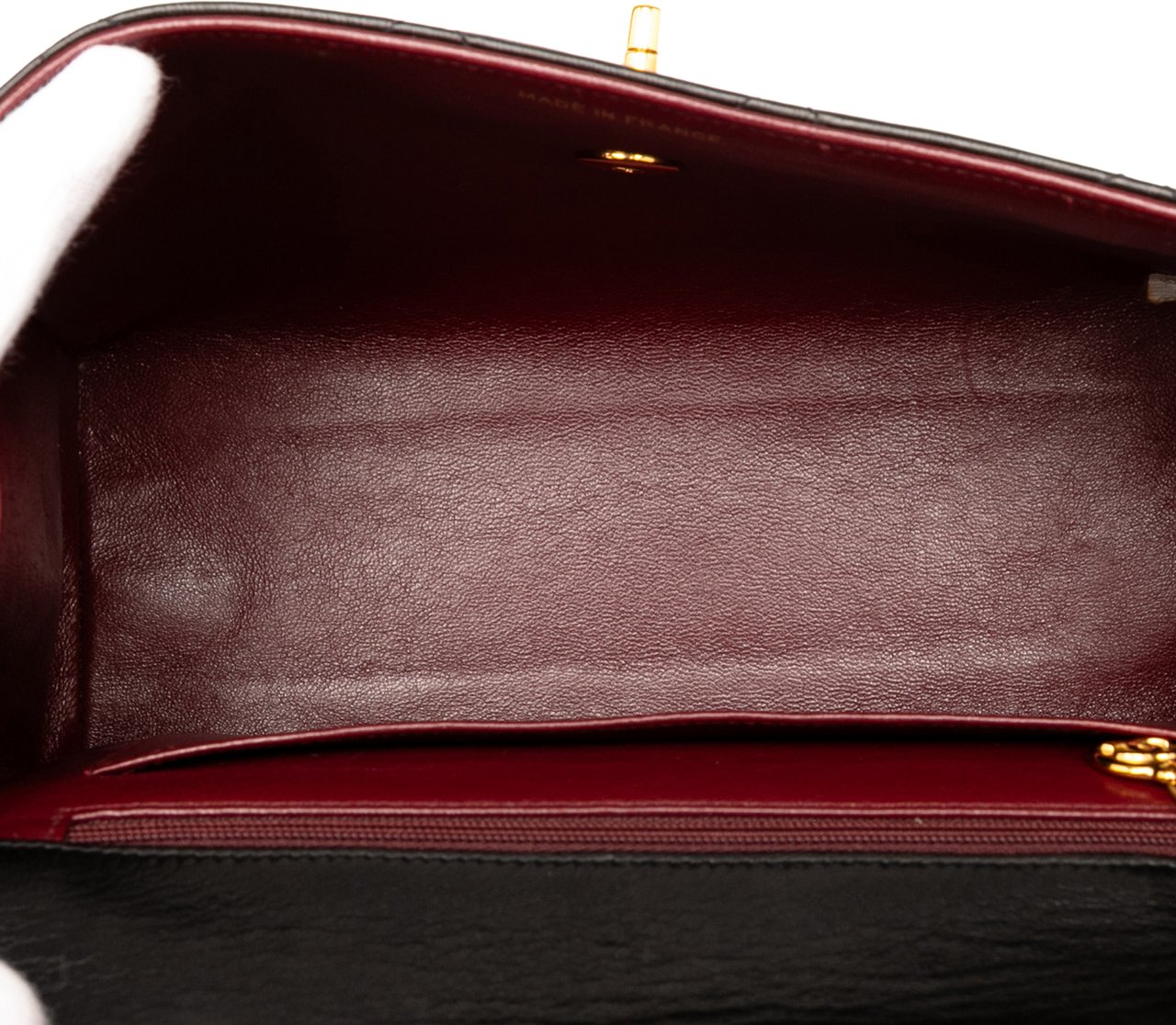 Chanel CC Quilted Lambskin Handbag Zwart