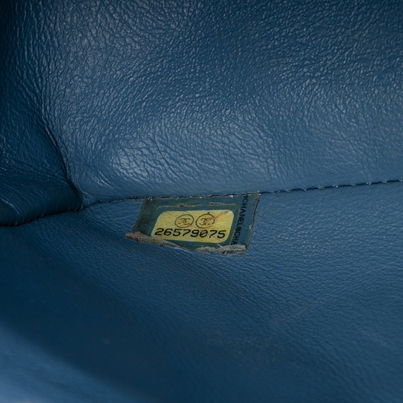 Chanel Mini Rectangular Classic Denim Braided Single Flap Blauw