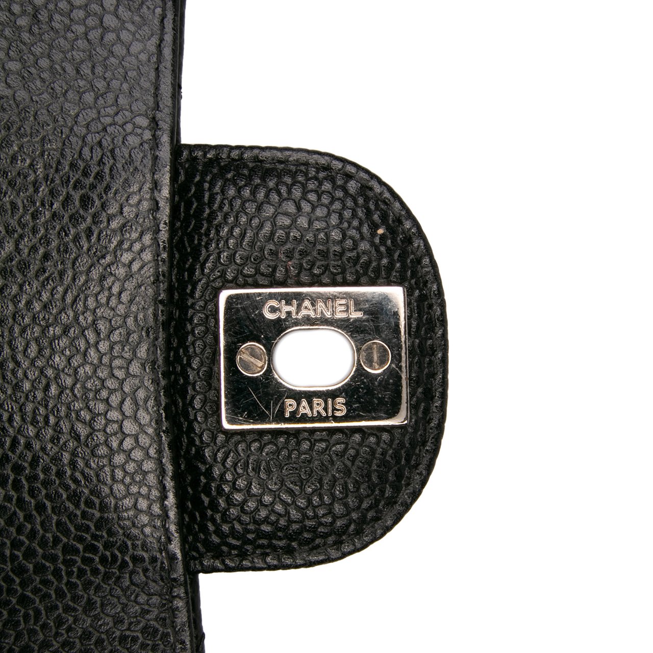 Chanel Medium Classic Caviar Double Flap Zwart